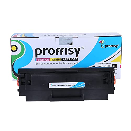 proffisy 110A Toner Cartridge Easy Refill Compatible with HP Laser 103a,108a,108w,108,MFP 131,131a,133pn,135a,135w,135fnw,136,136a,136nw,136w,137fnw,138,138p,138pn,138pnw,138fnw-1 pcs - Image 1