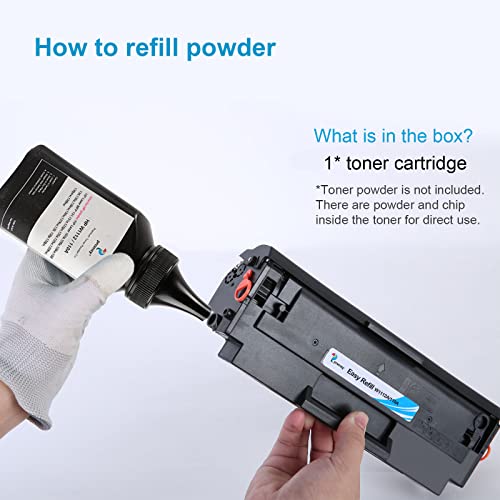 proffisy 110A Toner Cartridge Easy Refill Compatible with HP Laser 103a,108a,108w,108,MFP 131,131a,133pn,135a,135w,135fnw,136,136a,136nw,136w,137fnw,138,138p,138pn,138pnw,138fnw-1 pcs - Image 3
