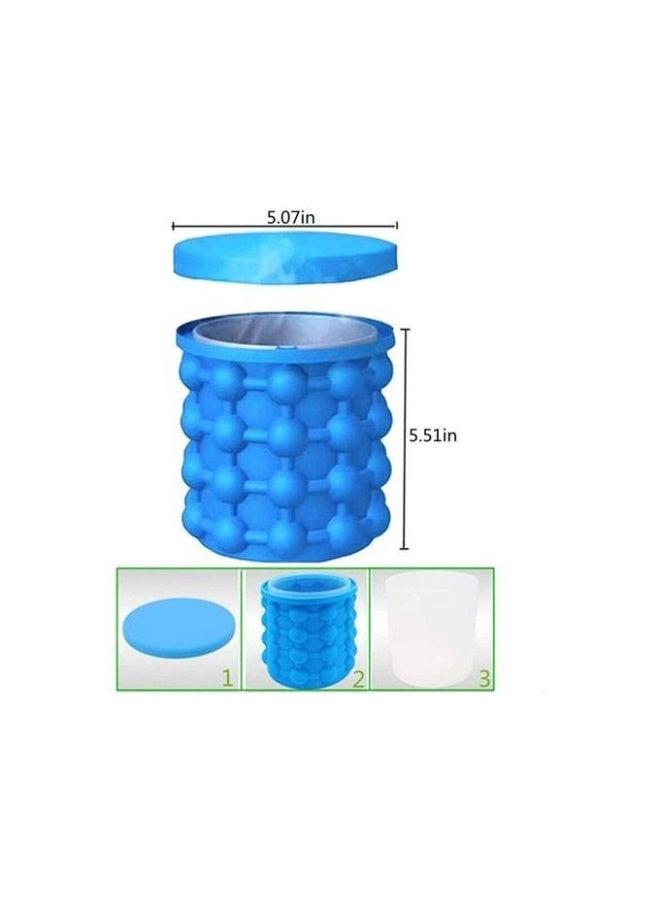 Ice Cube Maker Bucket - Blue1 - Image 4