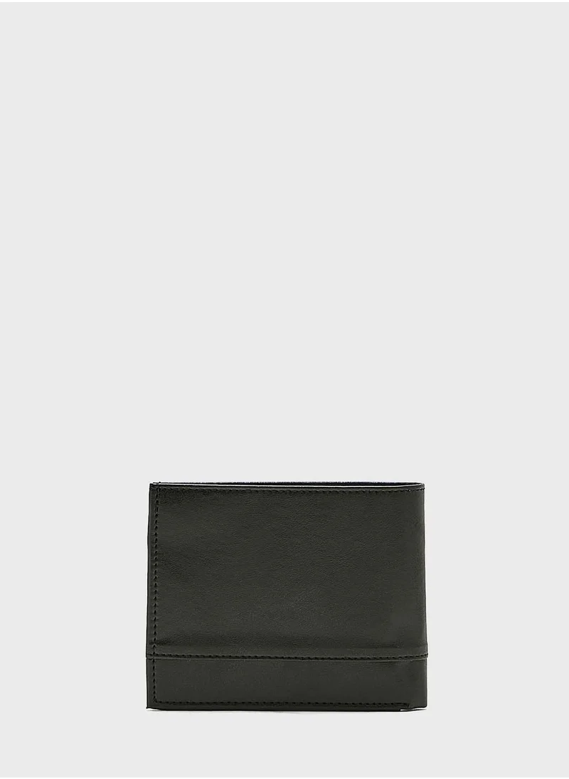 Robert Wood Leatherette Wallet And Key Chain Gift Set