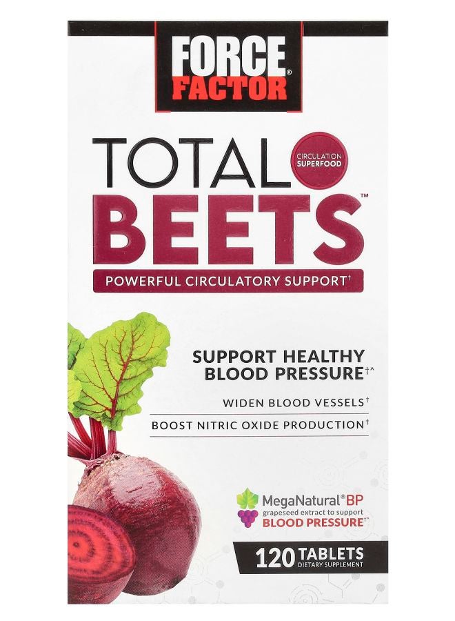 Force Factor Total Beets™ Powerful Circulation Support 120 Tablets