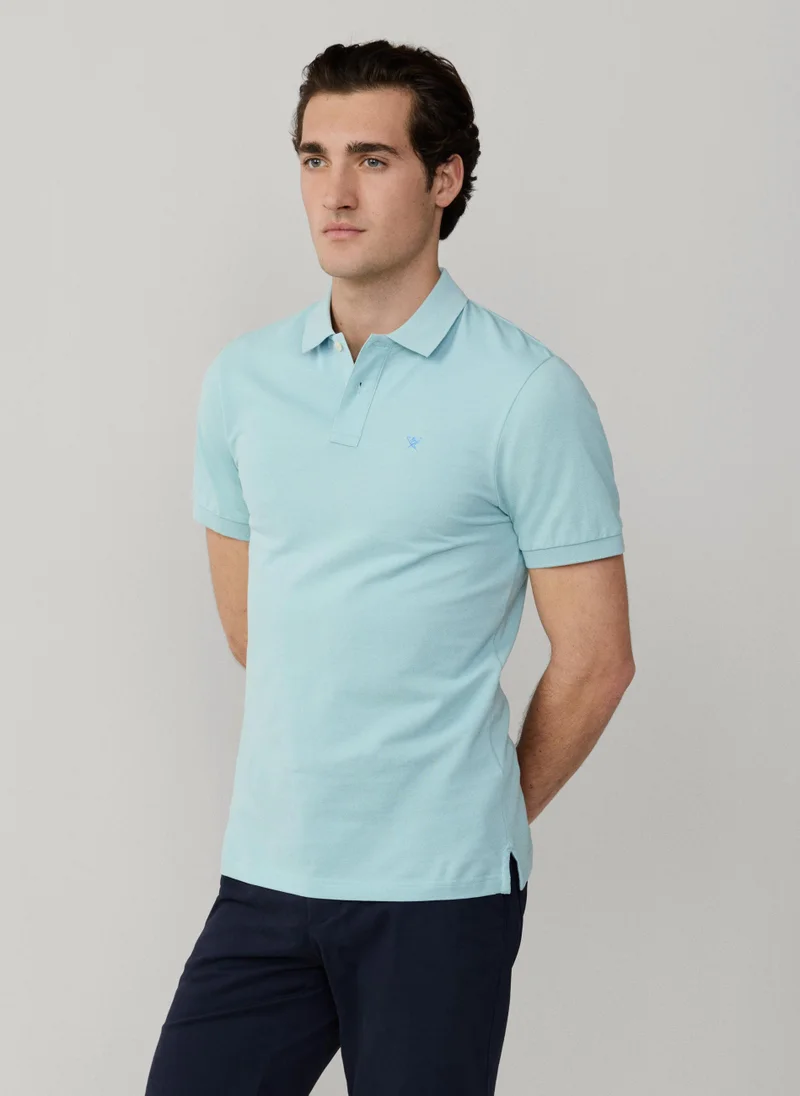 Hackett  Slim Fit Short Sleeve Logo Pique Polo for Men | Best Price UAE