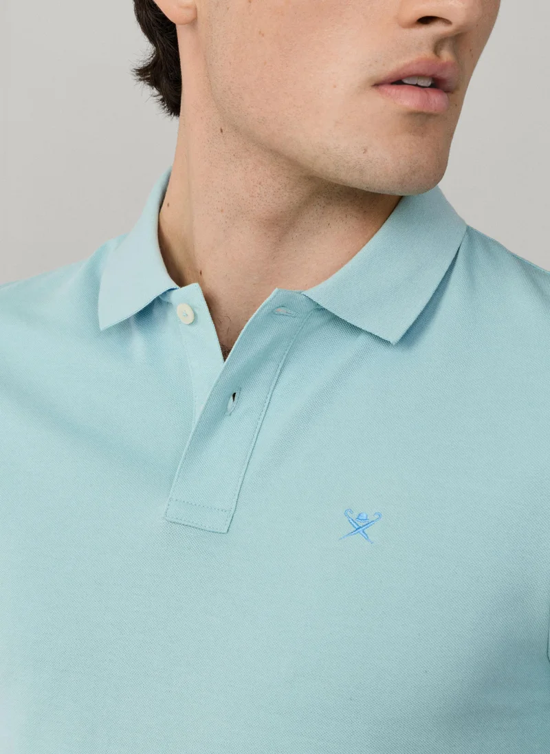 Hackett  Slim Fit Short Sleeve Logo Pique Polo for Men | Best Price UAE