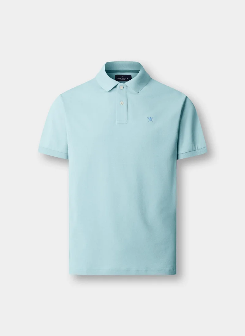 Hackett Slim Fit Short Sleeve Logo Pique Polo