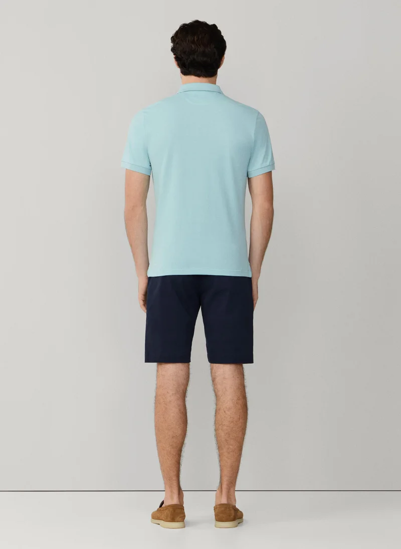 Hackett  Slim Fit Short Sleeve Logo Pique Polo for Men | Best Price UAE