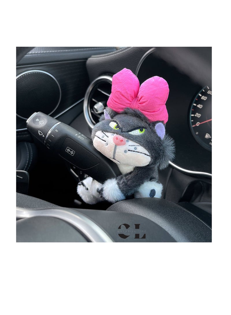 CREATIVE LIFE Car Interior Dog Decoration: Cute Puppy Ornament for Gear Shift Knob, Wiper Lever, Dashboard Accessories - Universal Auto Decor - Image 2