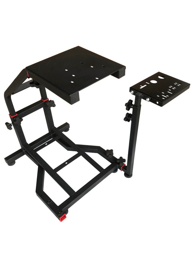 Generic - Racing Simulator Bracket Racing Game Steering Wheel Simulation Rack Seat G29PS5G923T300RSG27-Product Color:G29 Bracket (with Hand Row + Hand Brake Position) G29/G923/920/G27 - Image 1