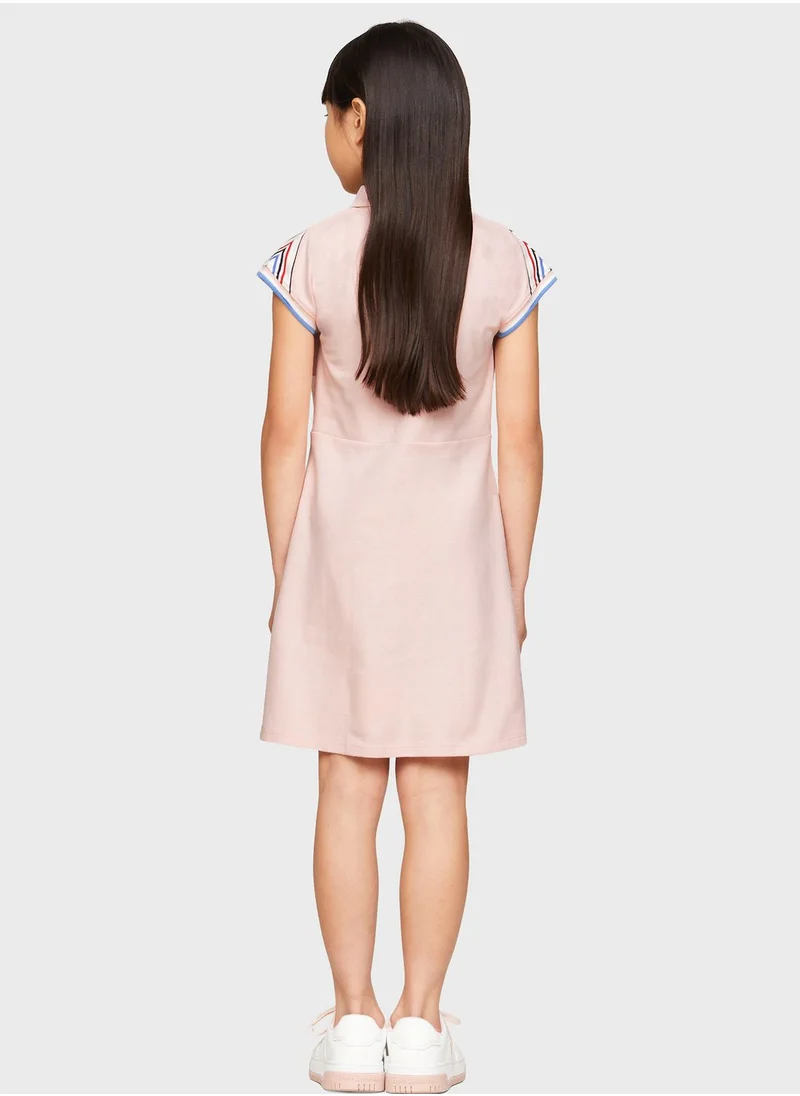 TOMMY HILFIGER Youth Striped Polo Dress
