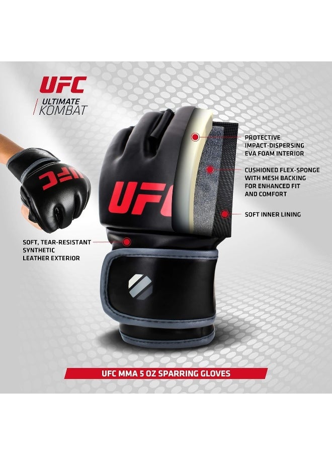 Ufc Ufc Fitness Mma Mixed Martial Arts Gym Training Gloves 5Oz  - Image 5