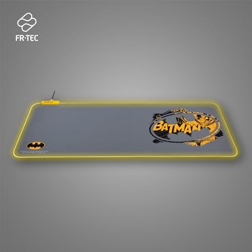 FR-TEC FRTEC - XL باتمان RGB LED ضوء ماوس ولوحة مفاتيح، توصيل وتشغيل، سطح أملس، غير قابل للانزلاق - Image 3