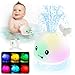 ANGGIKO Baby Bath Toys Toddler Bath Toys for Kids Ages 13 Easter Basket Stuffers for Baby 1 2 3 Year Boy Girl Gifts Baby Toy 61218 Months Light Up Whale Bath Toy Sprinkler Bathtub Pool Water Toy - Image 3