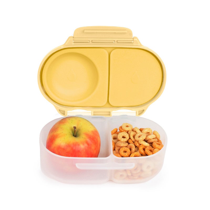 b.box Snackbox | Mini Bento Lunch Box with 2 Leakproof Compartments | Ideal for Toddlers, Kids Lunch & Snacks | Fits Whole Piece of Fruit | BPA Free - Image 1