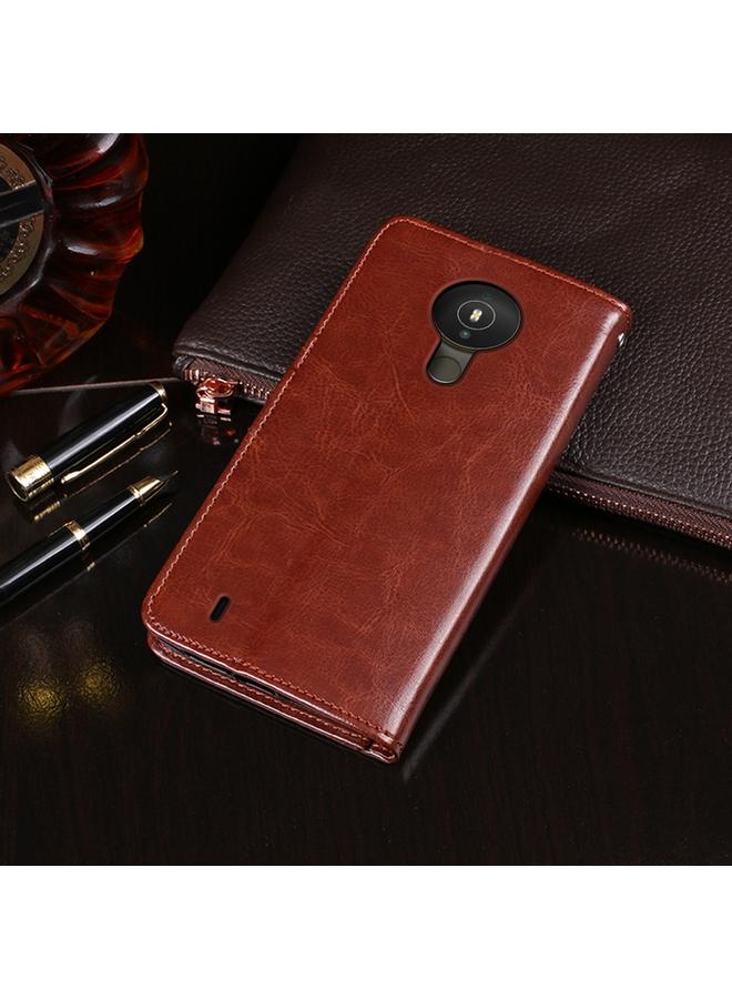 IDEWEI Case For Nokia 1.4 Crazy Horse Texture Horizontal Flip Leather Case with Holder & Card Slots & Wallet - Image 3