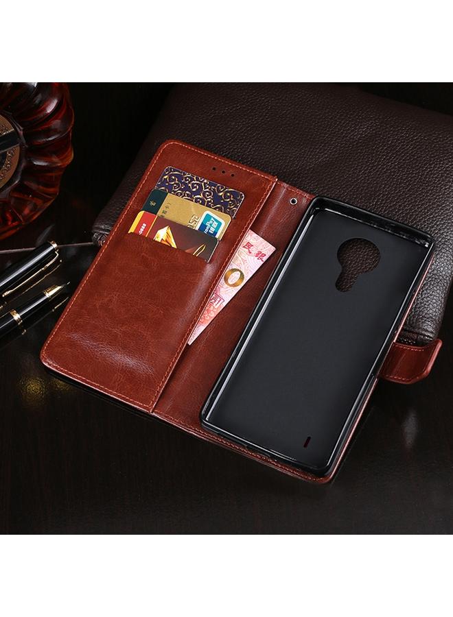 IDEWEI Case For Nokia 1.4 Crazy Horse Texture Horizontal Flip Leather Case with Holder & Card Slots & Wallet - Image 4