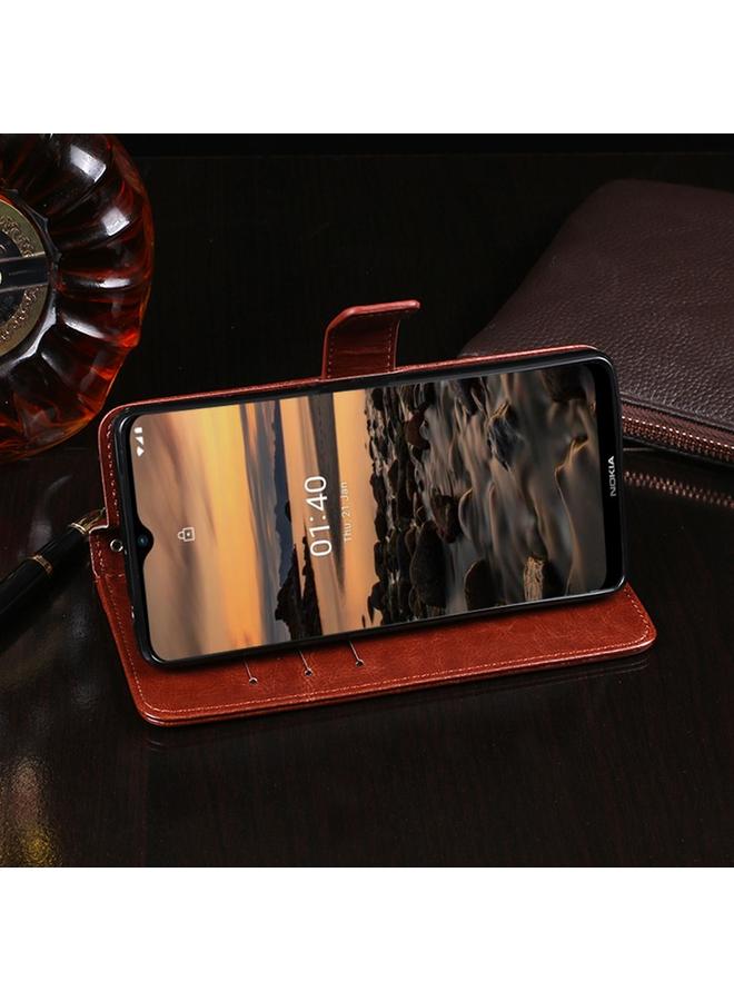 IDEWEI Case For Nokia 1.4 Crazy Horse Texture Horizontal Flip Leather Case with Holder & Card Slots & Wallet - Image 5