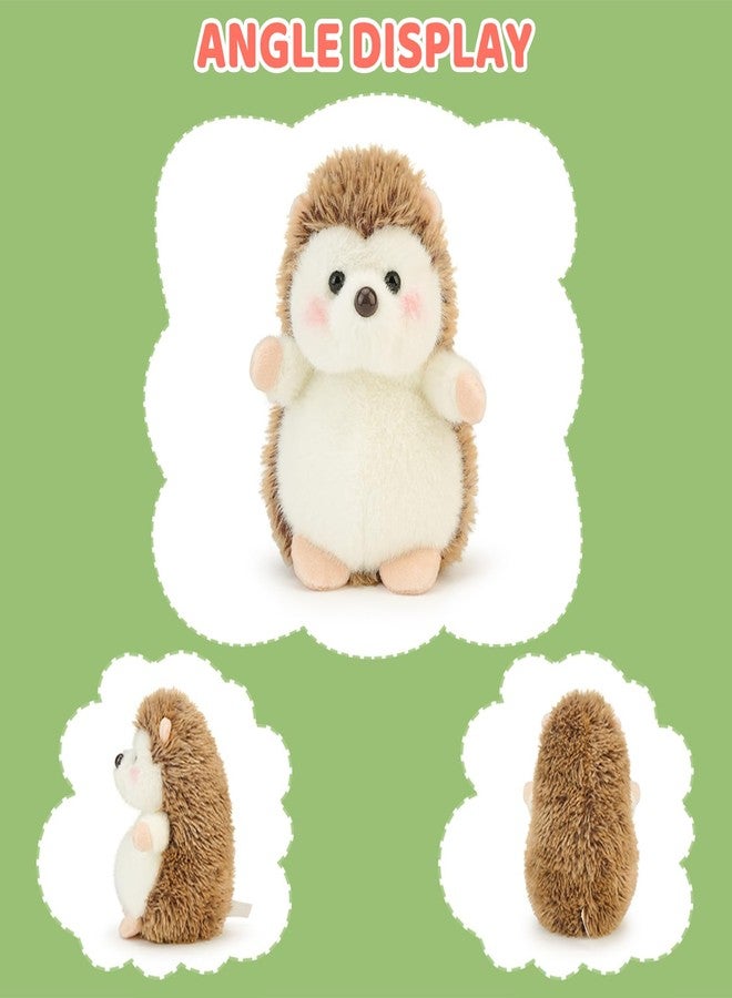 PEACH CAT Hedgehog Stuffed Animal Cute Plushies Small Plush Toys Gifts for Kids - Image 5
