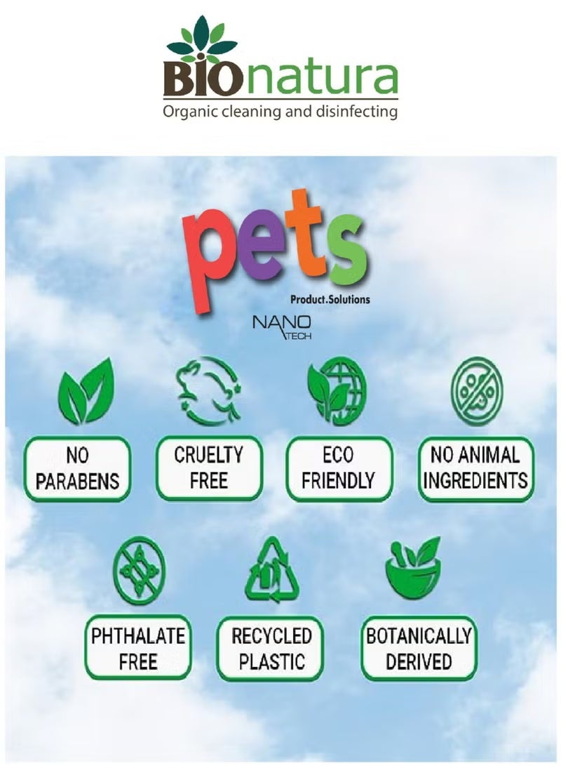 بيوناتورا Bionatura Pets Tick & Flea - 1ltr ؛ قابلة للتحلل ، الطبيعي وغير السامة - Image 3