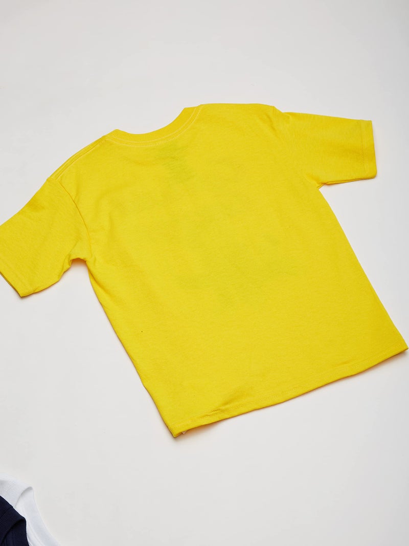 Curious George boys Assorted Tee 3-pack No 1 fashion t shirts, Assorted 2, 4T US - Image 2
