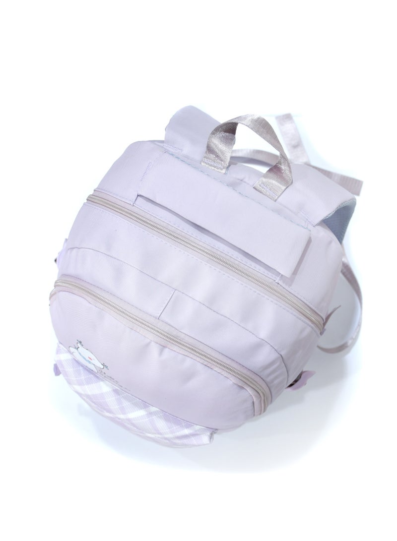 FUERCHEN High quality nylon school backpack for girls and boys, Purple - Image 5