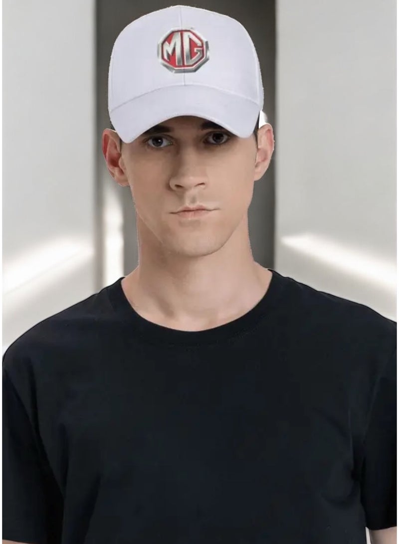 ام جي كاب رجالي من إم جي بتصميم عصري وأنيق باللون الأبيض - Image 2