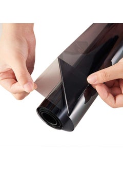 HAPPYMATES HAPPYMATES 50cm X 100cm Window Tint Film Tinting Roll Kit VLT 35 Black UVProof Scratch Resistant for Auto Car House Commercial 