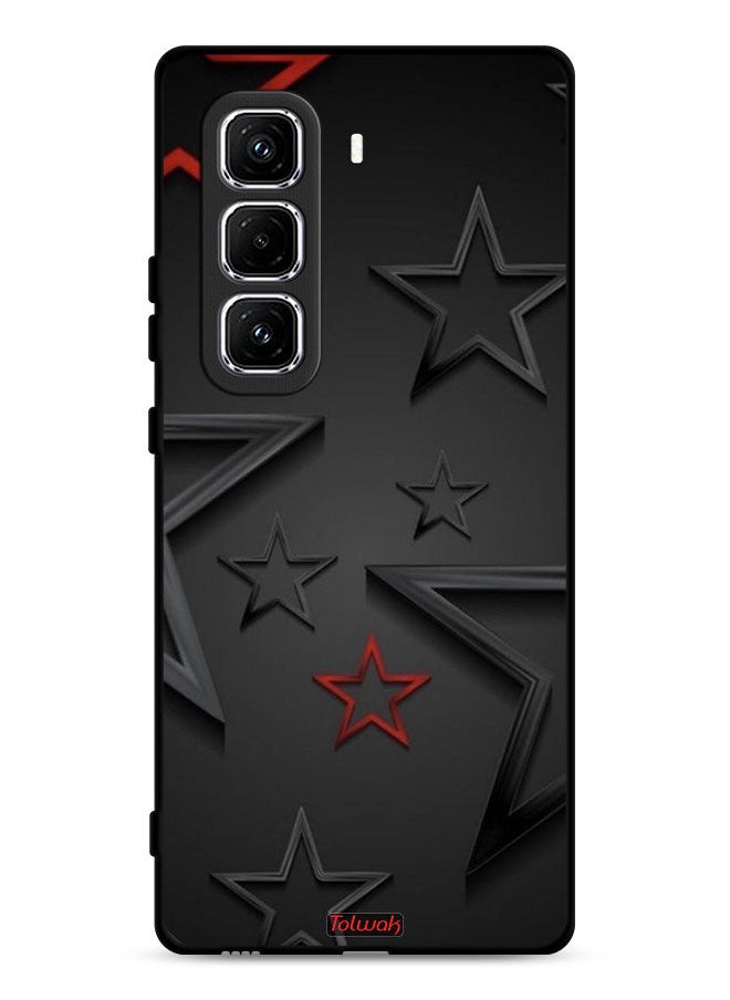 Tolwak Infinix Hot 50 Pro Plus 4G Protective Case Cover Stars Pattern  - Image 1