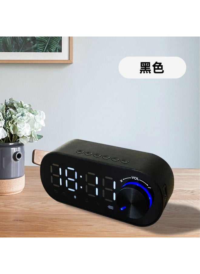 Neutral New Heavy Subwoofer Mini Bluetooth Speaker Card Dual Alarm Clock Applet Wireless Gift Bluetooth Stereo - Image 1