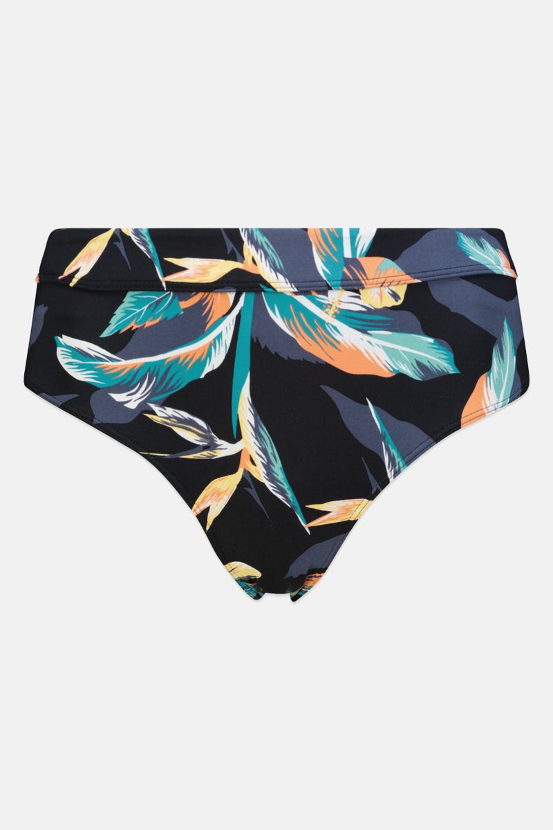 Roxy Women Floral Print Bikini Bottom, Multicolor - Image 1
