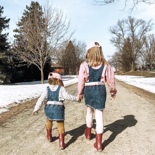Western Chief Girl's Glitter Waterproof Rain Boot, Rose Gold, 13 Little Kid - Image 5