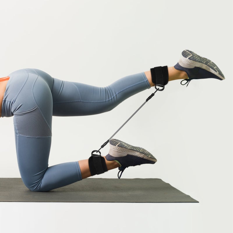 🏋️ طقم أربطة مقاومة للكاحل مع للتمارين المنزلية لتعزيز قوة الأرداف وتقوية العضلات عدد قطعة واحدة - Image 5