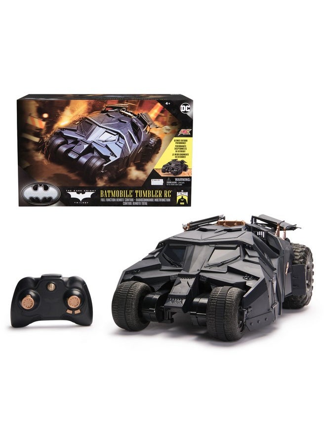 DC Comics DC Comics Batman, Official Batmobile Tumbler RC, 1:15 Scale, 85th Anniversary Dark Knight Trilogy Special Edition Collectible Kids Toys for Boys Ages 4 and Up  - Image 1