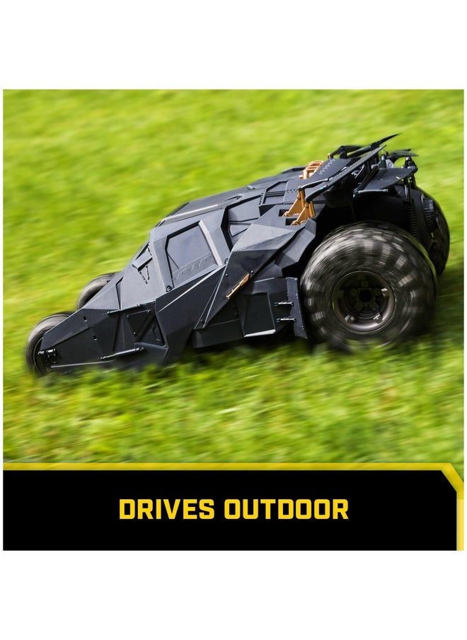 DC Comics DC Comics Batman, Official Batmobile Tumbler RC, 1:15 Scale, 85th Anniversary Dark Knight Trilogy Special Edition Collectible Kids Toys for Boys Ages 4 and Up  - Image 3