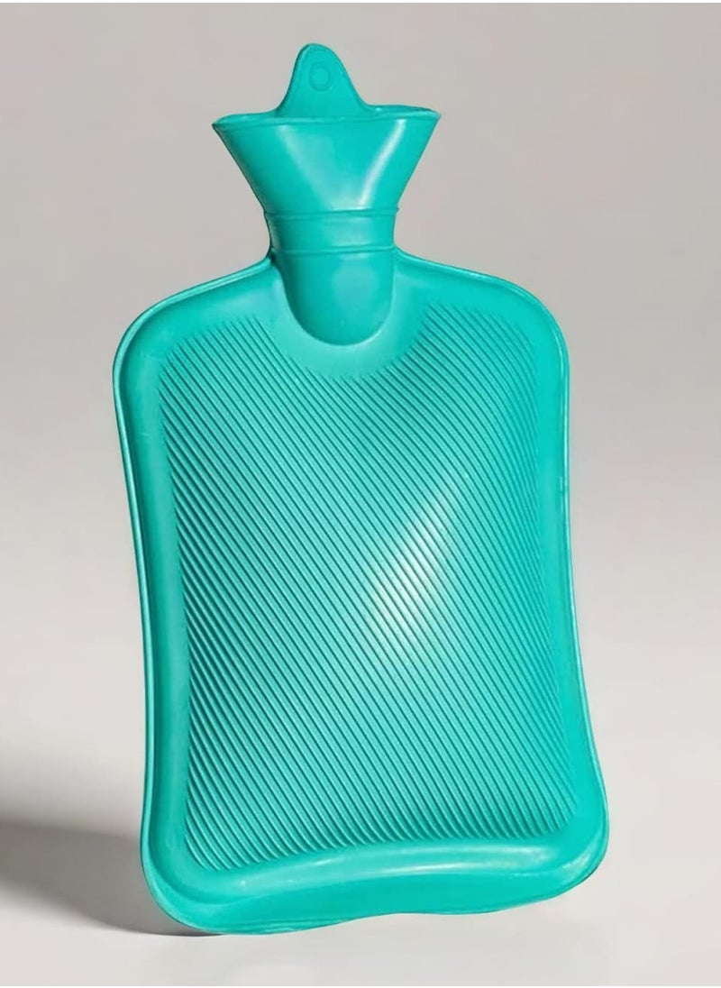 Sumbow - Hot Water Bag in Hot & Cold Therapies, 2L Hot Water Bag for Menstrual Cramps, Neck and Shoulder Pain Relief, Hand Feet Warmer Color Green. - Image 1
