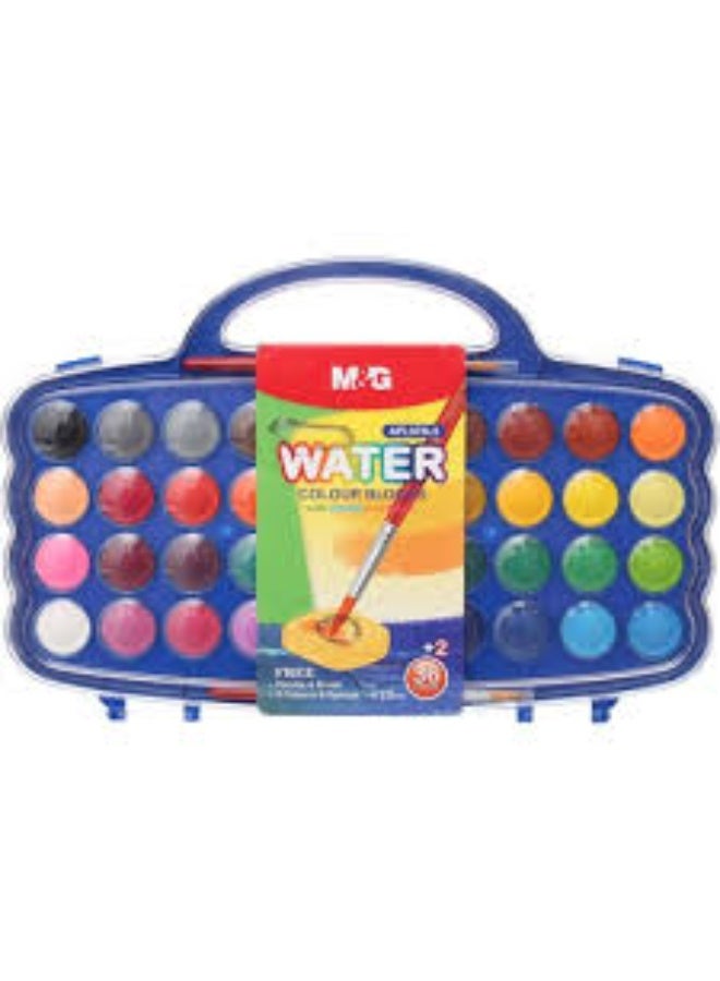 M&G watercolor 36 Watercolor Paint Set with Brush and palette, for Beginners & Artists - Image 1