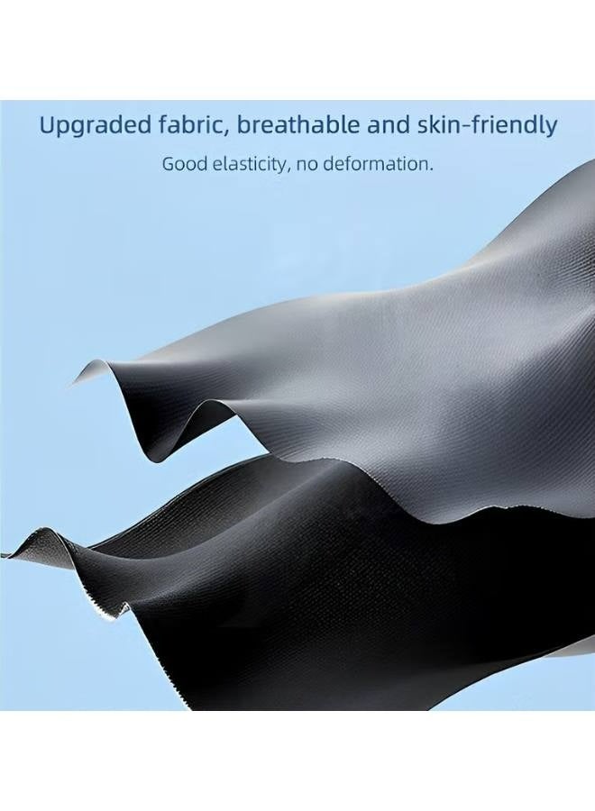 دعامة كاحل فاخرة بحزام قابل للتعديل ووسادة جل، وغطاء سيليكون للكاحل لدعم الكاحل وتخفيف الألم، ودعامة كاحل للالتواء والتهاب اللفافة الأخمصية وآلام الكاحل - Image 4