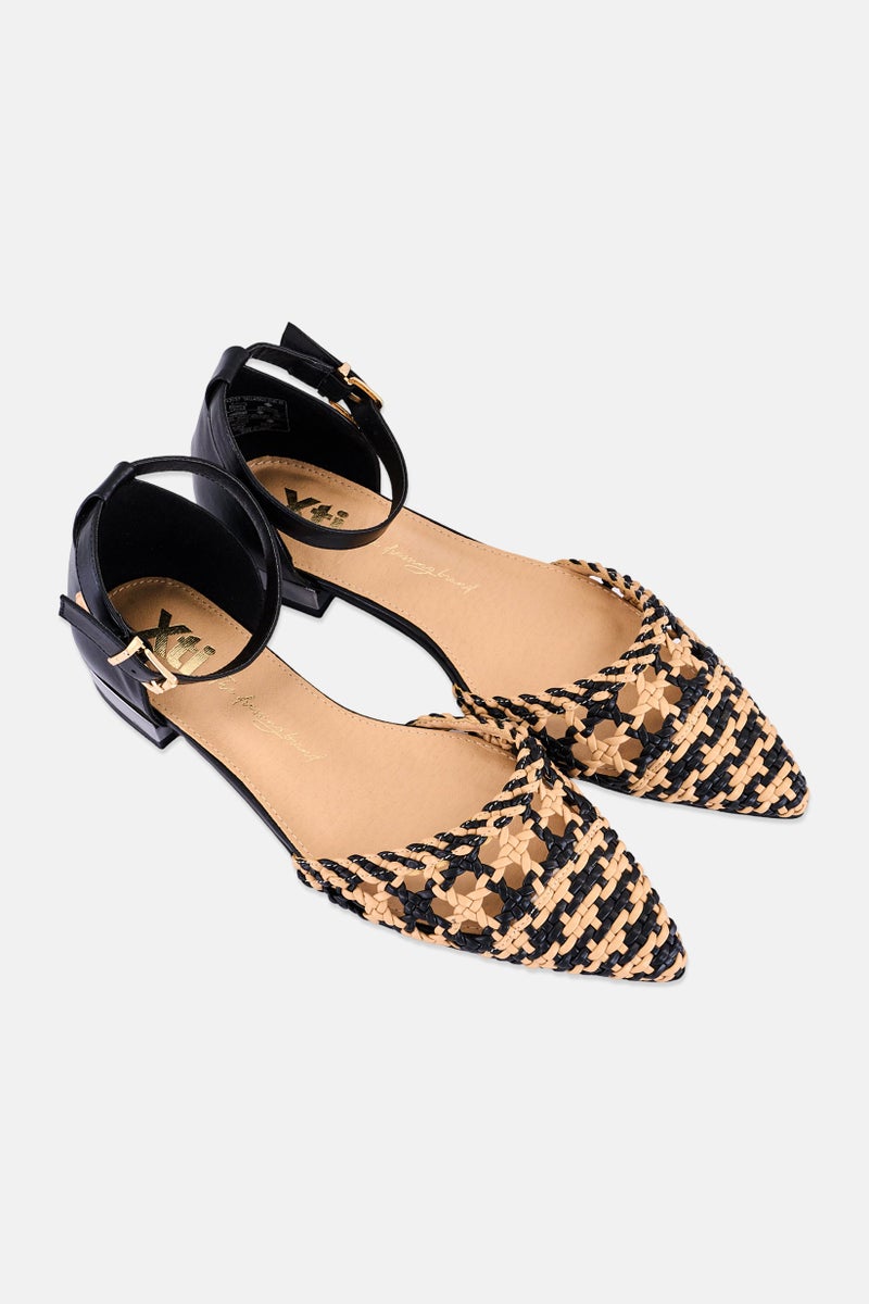 Xti Women Textured Adjustable Buckle Closure Pumps, Multicolor - Image 3
