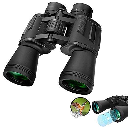 IKTU High Power 20x50 Binoculars, Compact HD Professional/Daily Waterproof Binoculars Telescope for Adults Bird Watching Travel Hunting Football with Case and Strap (168FT at 1000YDS) - Image 1
