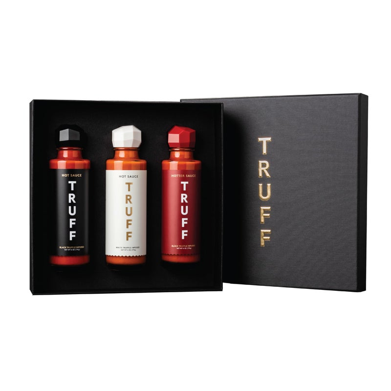 TRUFF Hot Sauce Variety Pack, Gourmet Hot Sauce Set of Original, Hotter and Limited White Edition, Unique Flavor Experiences with Truffle, 3-Bottle Bundle, 3ct 6oz bottles - Image 1