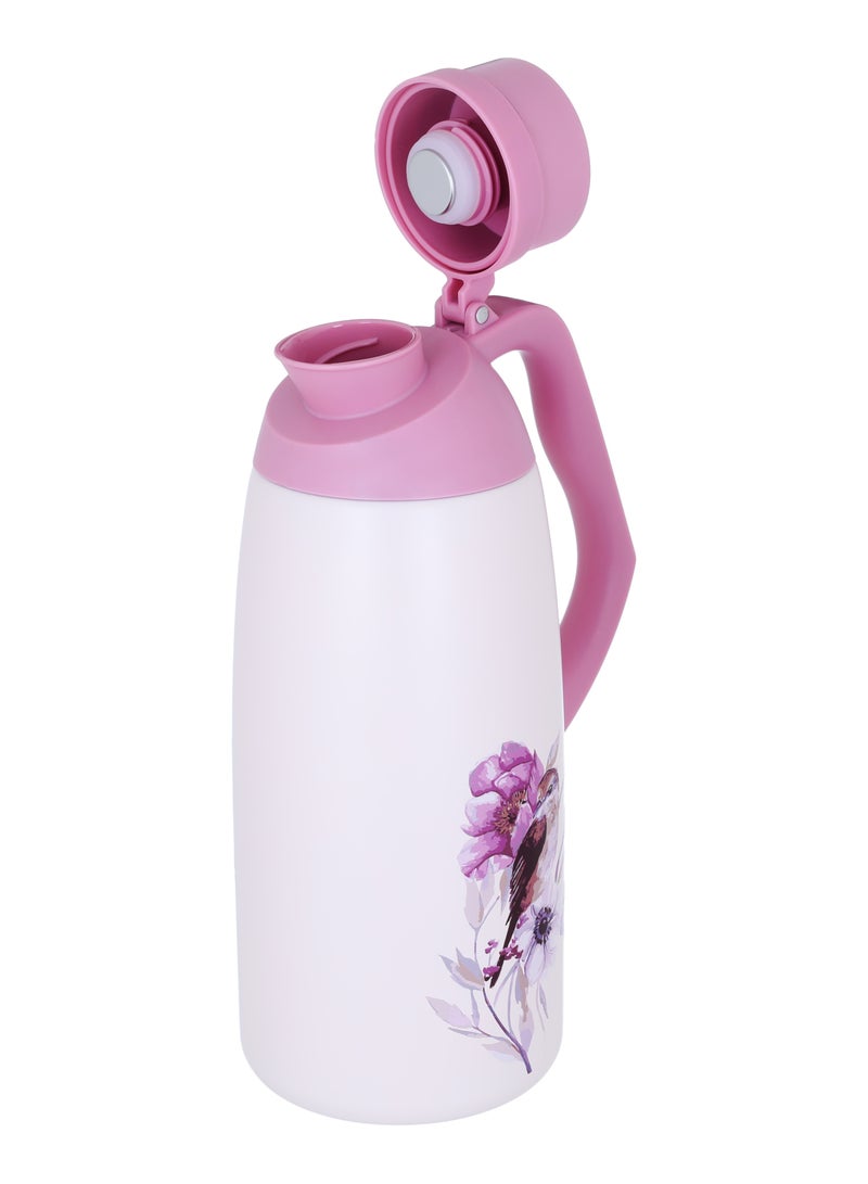 Alsaif Gallery Timeless Rania Thermos, 2.5 liters, steel inner case, steel outer case - pink - Image 3