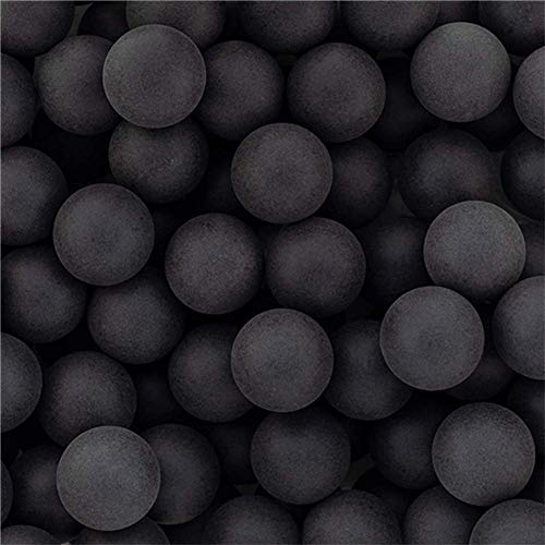 Jedulin Assorted 40MM Multi-Color Plastic Balls for Beer Pong, Arts, Crafts & Party Decoration (50pcs-Black) - Image 3