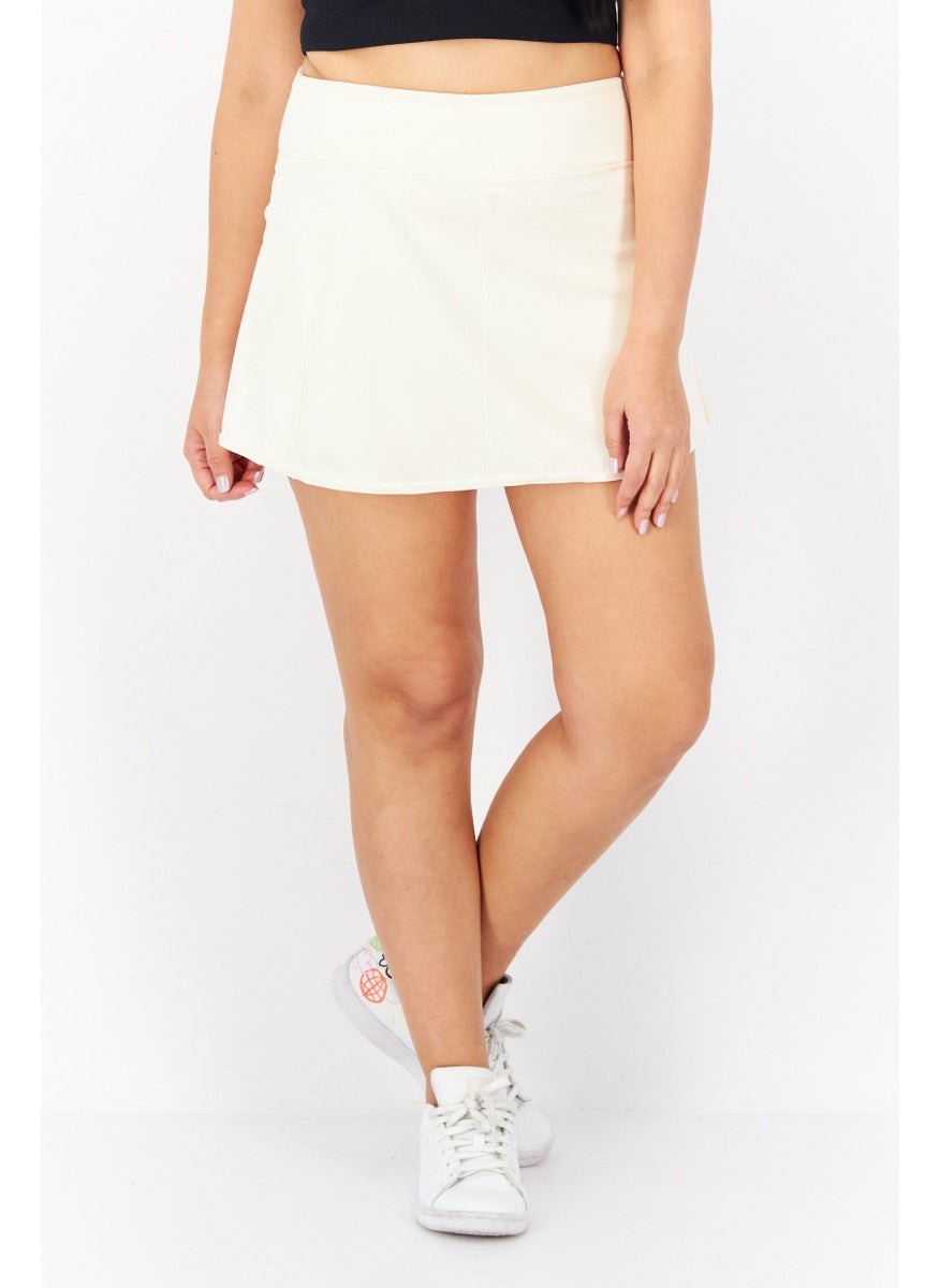Adidas - Women Sportswear Fit Training Skirt, Beige - Image 1