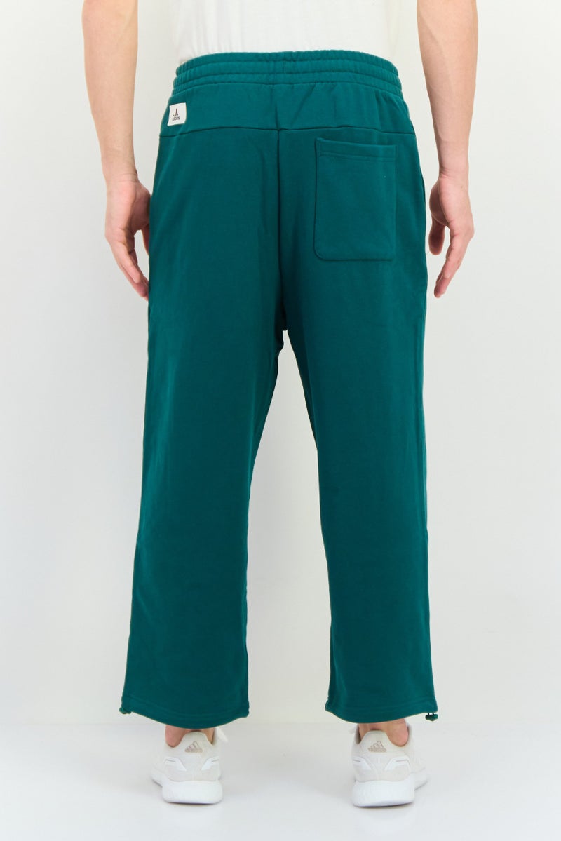 Adidas Men Sportswear Fit Outdoor Sweatpants, Green - Image 2