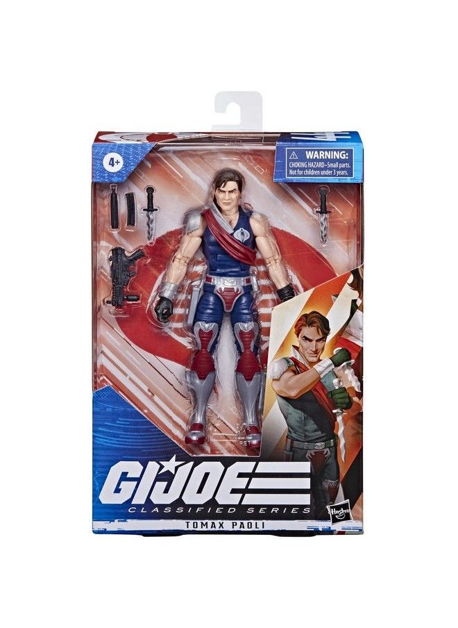 G. I. Joe G.I. Joe Classified Series Tomax Paoli Action Figure 44 Collectible Premium Toy Multiple Accessories 6 Inch Scale With Custom Package Art  - Image 3