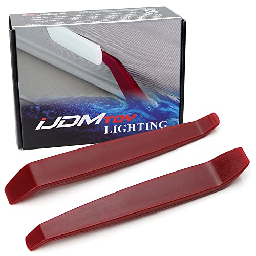 iJDMTOY 2-Piece Nylon/Plastic Open Pry Tool Compatible With LED Interior Lights, License Plate Lights Removal Installation - Image 1