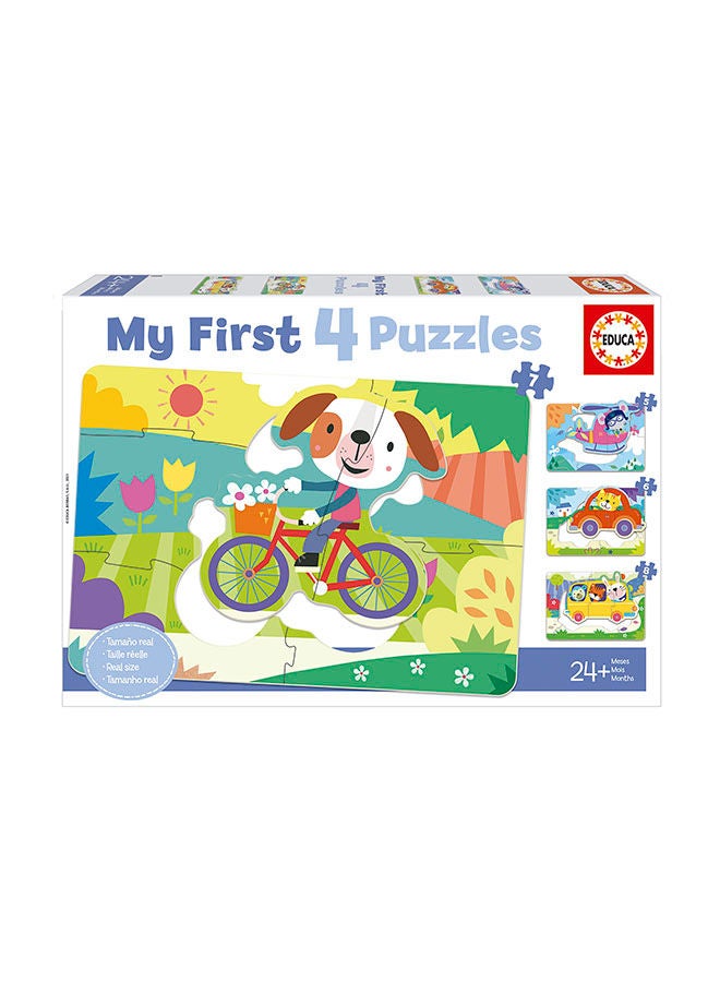 EDUCA My Vehicles 4 Puzzles - Image 1