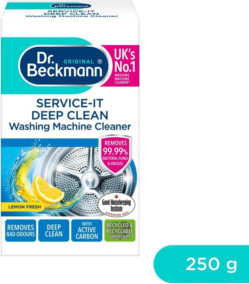 Dr. Beckmann منظف غسالة الملابس العميق من د. بيكمان - مسحوق 250 جرام برائحة الليمون المنعشة - Image 4