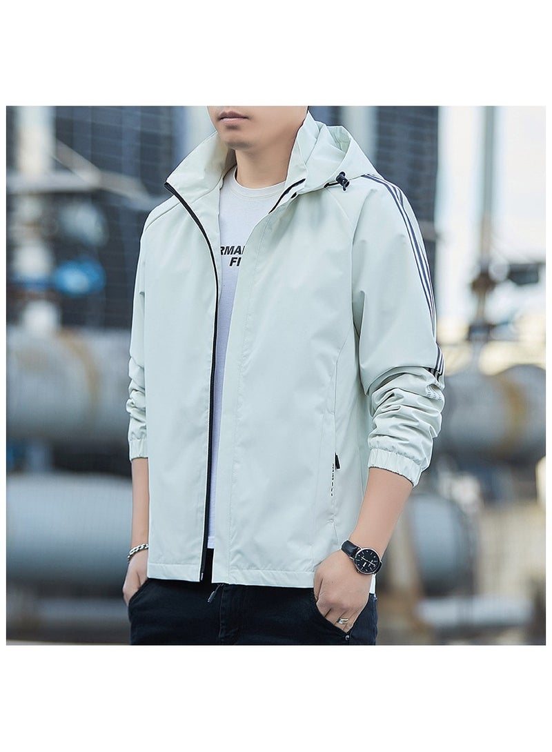 Fashionable Men's Windproof And Waterproof Outdoor Sports Hooded Jacket  - Image 1