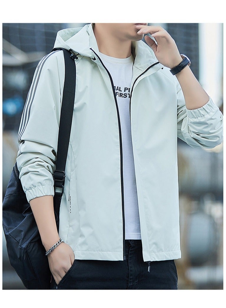 Fashionable Men's Windproof And Waterproof Outdoor Sports Hooded Jacket  - Image 2