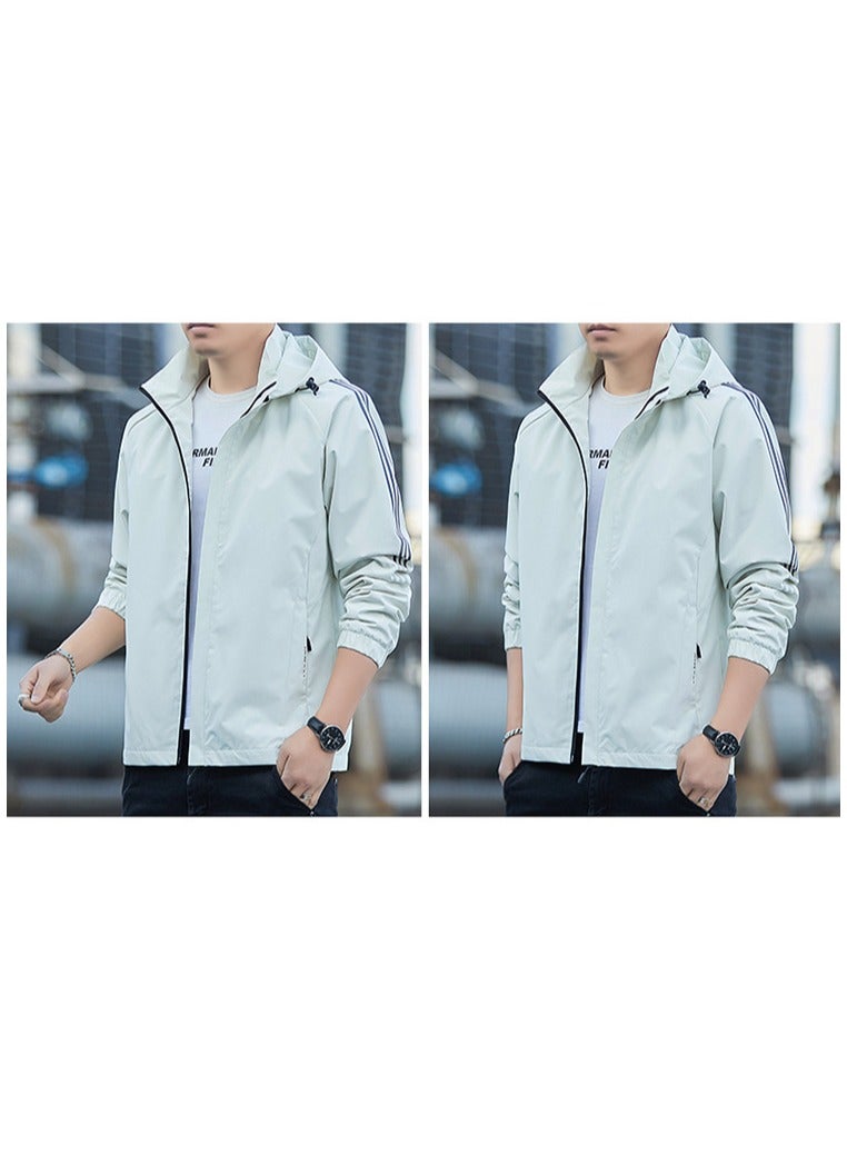 Fashionable Men's Windproof And Waterproof Outdoor Sports Hooded Jacket  - Image 3