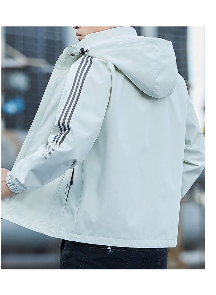 Fashionable Men's Windproof And Waterproof Outdoor Sports Hooded Jacket  - Image 4